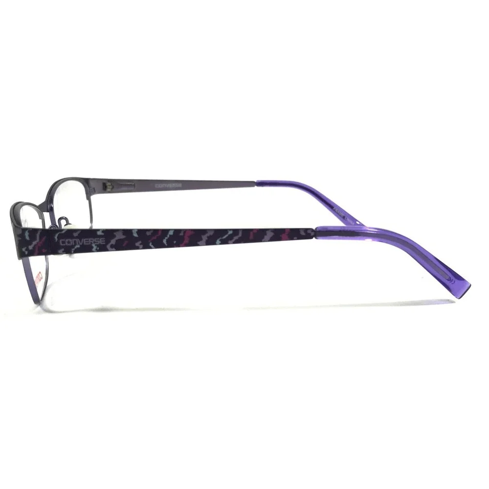 Converse Kids Girls Eyeglasses Frames K014 PURPLE Rectangular Cat Eye 47-15-130